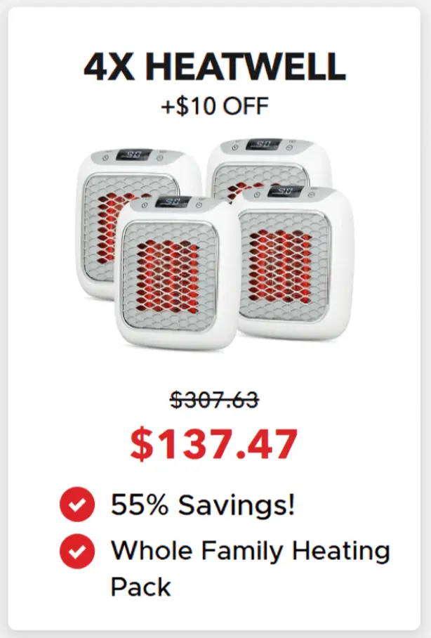 HeatWell offer price 